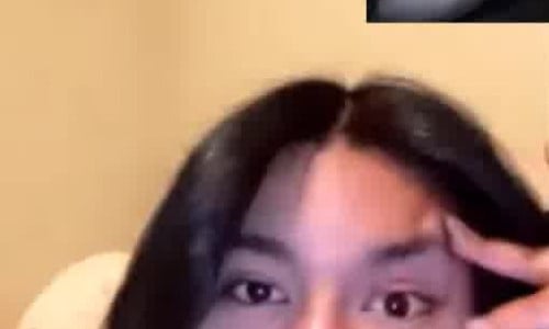 Girl watches wanker and mocks because he cums so fast