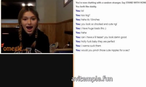 Perfect tits omegle teen