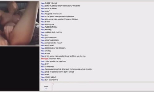 Omegle Blonde cutie [with sound]