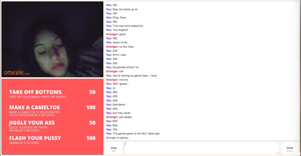 Ver 19yo Teen Going For Highscore Playing Omegle Game Vídeo Porno CUMS.